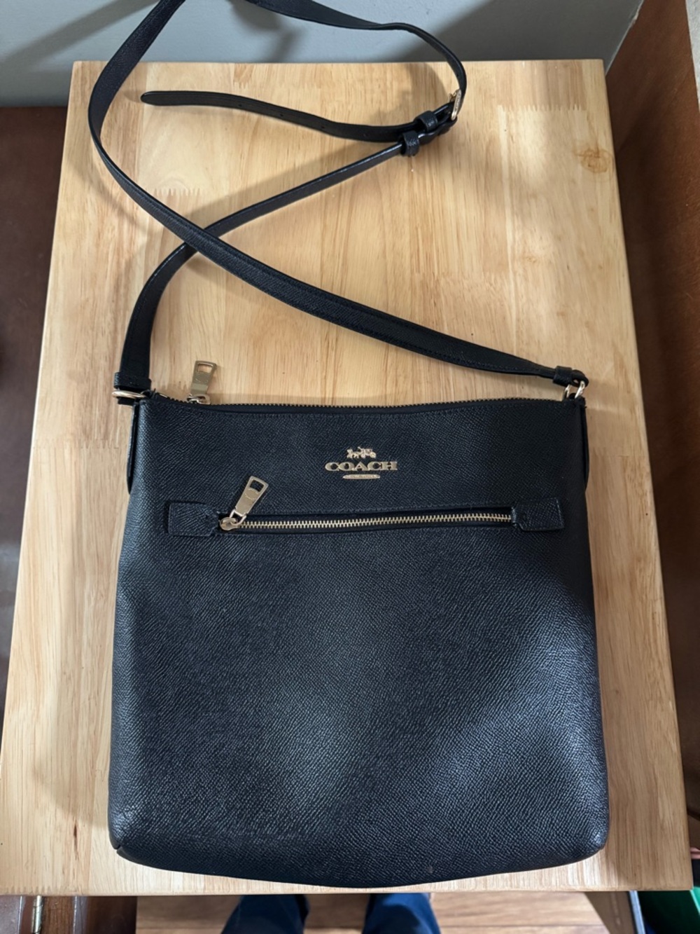 Coach Black Leather Crossbody